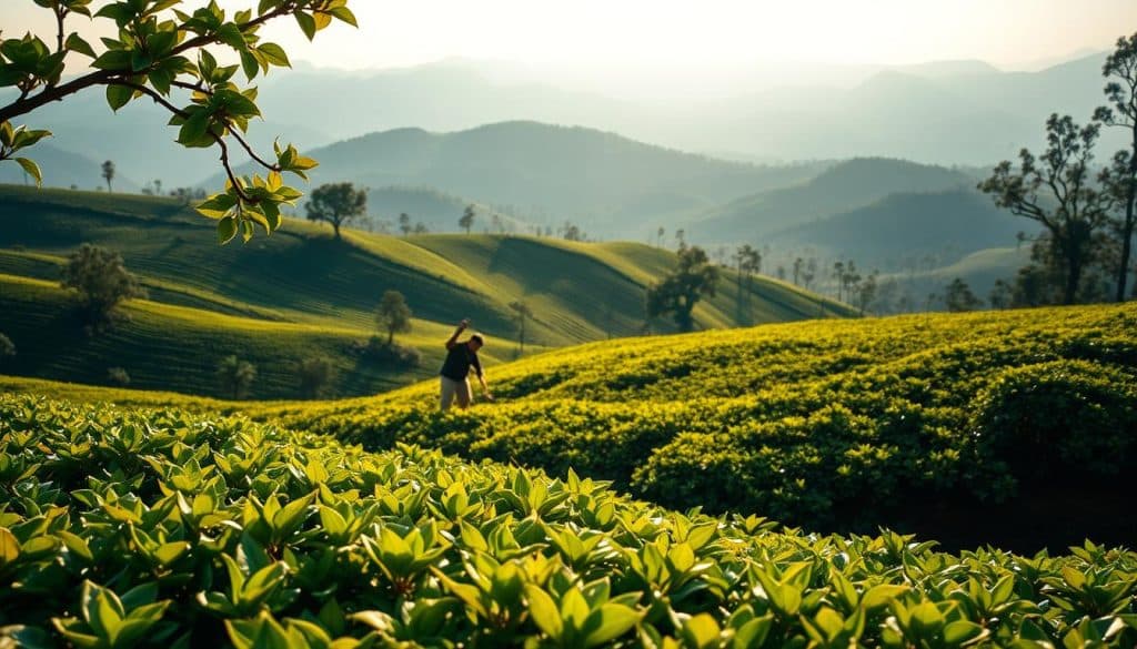 Ceylon-Tee Herkunft