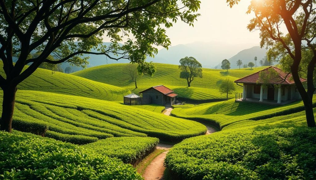 Tee Anbaugebiet Yunnan